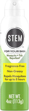 STEM Repels Mosquitoes And Ticks, Mosquito Repellent and Tick Spray, Picaridin Bug Spray, Fragrance-Free, 4 oz...