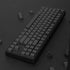 PBT Keycaps 60 Percent - Black 142 Keys Keycap Set Cherry Profile DYE-Sub, Custom Gray Theme Minimalist Style Keyboard keycaps Suitable for 60/61/...