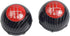 Hacreyatu 5 Speed Gear Shift Knob Sitck Head Leather Gloss Black Cap Replacement?Compatible with Fiat 500 500C 2007-2018 (5 Speed Carbon 1)...