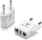 United States to Greece Travel Power Adapter to Connect North American Electrical Plugs to Greek Outlets for Cell Phones, Tablets, Laptops, eReade...
