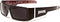 Locs Sunglasses 0182 Dark Lens Black Frame - Red Print Inside...