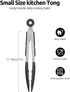 600ºF Heat Resistant Kitchen Tong: U-Taste 7 inch Silicone Cooking Tong with Firm Sealed Non Stick Rubber Tips & Silicon Coated 18/8 Stainless Ste...