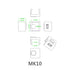 3pcs MK10 Silicone Socks instead ceramic insulation for Wanhao i3 QIDI TECH Flashforge SILICONE HEATER BLOCK COVER...