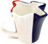 Red, White & Blue Texas Shaped Coffee Mug 12 Ounce...