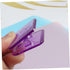 STOBOK 14pcs Transparent Folder Decorative Binder Decked Accessories Black Binder Metal Paper Clamps Utility Paper Clamp Plastic Paper Clamp Work ...
