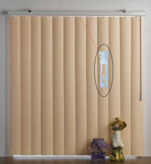 The Stem 10Pack for Vanes Carrier of 3-1/2" or 5" Vertical Blinds Components Used for Iron Headrail of Vertical Blinds Accessories...