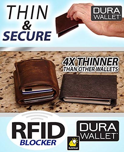 Telebrands Corp 10276-6 4 X 3 Black & Brown Dura Wallet? Combo 2 Pack...