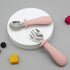 Silicone Divided Plate with Spoon & Fork for Babies/Toddlers, Plate with 2 Removable Trays, Utensils with Travel Case, BPA-Free, Non-Toxic, Strong...