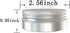 Goiio 20 Pcs 2 Ounce Aluminum Tin Jar, 60 ML Refillable Tin Container, with Screw Lid, for Storing Spices, Candies, Candles, Silver...