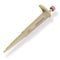 Globe Scientific Diamond 3322-10 Jr. Mini Pipette, Autoclavable, 10µL Volume, Pink...