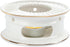 KAYCROWN Teapot Warmer, Ceramic Tea Warmer with Tealight Holder, Teapot Heater for Heating Coffee, Milk, Tea Light Heater, Candle Warmer (White)...