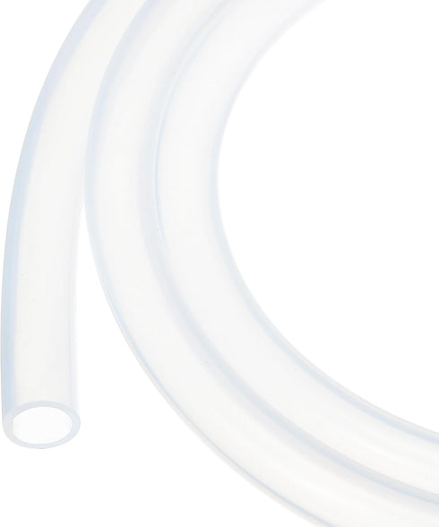 1m(3.3ft) 10mm(3/8") ID x 13mm(1/2") OD Silicone Tubing Clear Industrial Plastic Tubing Pure Silicone Hoses for Pump Siphoning Draining Irrigation...