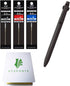 Uni Jetstream PRIME 0.5mm Oil-based Ballpoint Pen Black Body + Black/Red/Blue Refills, Sticky Notes Value Set...