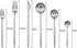 JASHII Luxury Flatware, Silverware Sets, 6-pieces Elegant Cute 18/10 Stainless Steel Silverware Set for Eating Home Kitchen Hotel Restaurant, Serv...