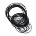 Set of 30-40pcs Pulley Belts Engine Drive Belts Black Rubber Transmission Belts for DIY Toy Module Car...