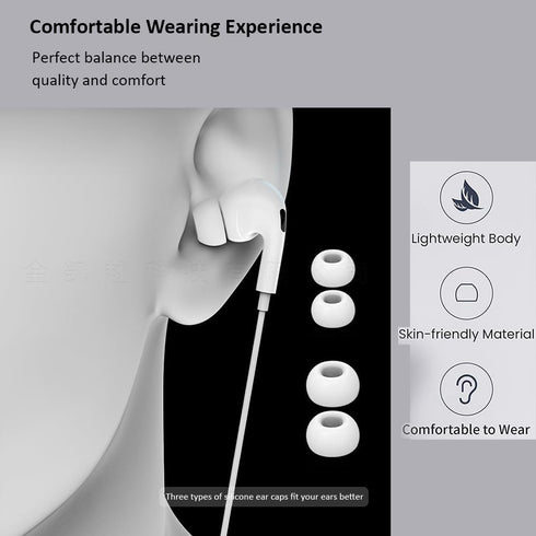 Kamon K531 Wired Earphones, 3.5mm Jack in-Ear Earbud Headphones with Mic, HiFi Stereo Powerful Bass Crystal Clear Audio...