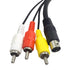 AFUNTA 6 Feet Standard AV Cable RCA Connection Cord Compatible Sega Genesis 2 & 3...