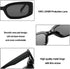 Dollger Rectangle Sunglasses for Women Men Retro Chunky Y2K Sunglasses Rectangular 90s 00s sunglasses Pink...