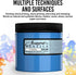 Jacquard Fabric Paint for Clothes - 8 Oz Textile Color - Turquoise - Leaves Fabric Soft - Permanent and Colorfast - Professional Quality Paints Ma...