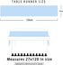 Chiffon Table Runner 27x120 Inches Baby Blue Sheer Fabric Long Table Runners for Wedding Birthday Party Easter Baby Bridal Shower Decorations 10ft...