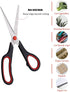 Scissors, Multipurpose office Scissors,8.5 Inch Ultra Sharp Shears, Comfort-Grip Handles Household scissors?Sturdy Sharp Craft Supplies - Pack of ...