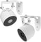 Metal Wall Mount Compatible with Google Nest Cam Outdoor Battery 2nd Generation, Anti-Drop, Provide Better Viewing Angles (Pack of 2)...