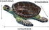 Small Turtle Figurines for Fairy Garden Accessories Outdoor Decor Miniature Sea Turtle Statue for Outside Garden Pond Decorations Animals Figure S...