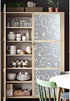 LEMON CLOUD Window Privacy Film, No-Adhesive Static Decorative Window Film, Frosted Stained Glass Window Cling Vine Design (35.4 x 78.7 Inch, Whit...