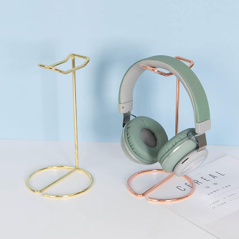 Metal Headphone Stand Desktop Headset Holder Tabletop Earphone Stand Gaming Headphones Rack Music Headphones Hanger for Orgnizing...