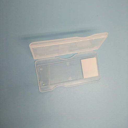 MUHWA 25 PCS Plastic Microscope Glass Holder Slide Box for one Slide...
