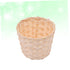 SAFIGLE Bamboo Desk Paper Wastebasket Straw Basket Weaving Organizer Bamboo Storage Basket Rattan Trash Can Pantry Wicker Baskets Wicker Storage S...