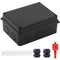 Electrical Box, Outdoor Waterproof Box IP65 Junction Box with Reserved Holes,ABS Plastic Project Box Power Cord Enclosure Black 5.9 x 4.3 x 2.8 in...