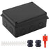 Electrical Box, Outdoor Waterproof Box IP65 Junction Box with Reserved Holes,ABS Plastic Project Box Power Cord Enclosure Black 5.9 x 4.3 x 2.8 in...