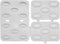 Kofte Meatball Maker Press Mold 5 In 1 Set, 3 Steps Easily To Make Pro Kubba Rollers 3inch X 2inch With Hook Holes...
