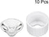 uxcell 10 pcs 20mm LED Lens 60 Degree with White Holder for 1W 3W High Power LED Light...