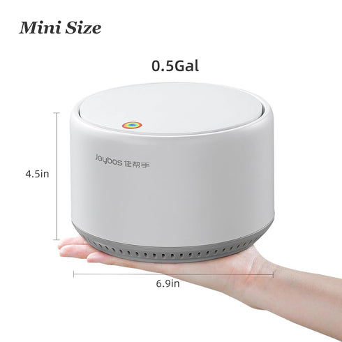 MOPALL Mini Desk Trash Can with Lid, 0.5 Gallon Small Countertop Wastebasket, Tiny Desk Top Trash Can Plastic Trash Bin, Garbage Can for Kitchen, ...