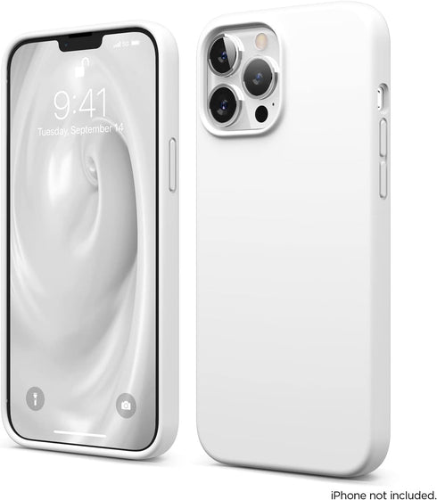 elago Compatible with iPhone 13 Pro Max Case, Liquid Silicone Case, Full Body Screen Camera Protective Cover, Shockproof, Slim Phone Case, Anti-Sc...