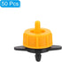 uxcell Drip Irrigation Emitters, 100pcs - 1/4 Inch Miniature Drip Sprinkler, 2 GPH Pressure Compensated Dripper for Garden Flower Pots Plants Lawn...