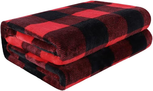PiccoCasa Pet Dog Blanket, Flannel Fleece Puppy Blanket Plaid Plush Warm Rug Blankets for Small-Medium Dogs Cats Sleeping Mat, 30 x 40 Inches, Sca...