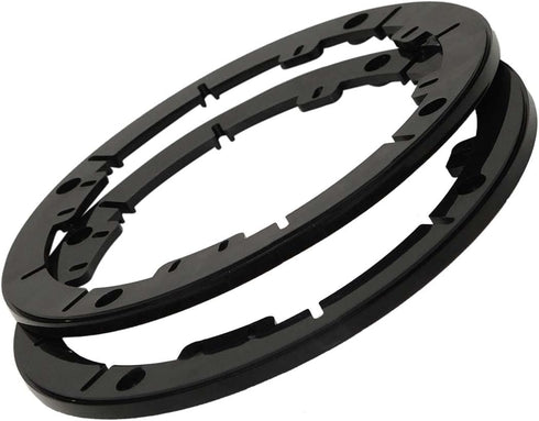 AI 6.5" & 6.75" Stackable Speaker Extension .25" Pair Packed Black...