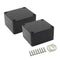 LeMotech Electrical Box ABS Plastic Project Box IP65 Waterproof Junction Box Project Case Universal Enclosure for Electronics Black 2.48x 2.28x 1....