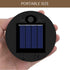 2 Pack Replacement Solar Light Parts,Solar Lights Replacement Top, 8 lumens Solar Light Inserts for Lanterns, Waterproof Battery Box Top DIY Outdo...