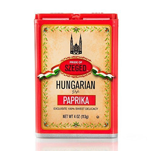 Szeged Sweet Hungarian Paprika, 4 Ounce Container...