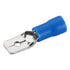 Baomain 1/4" Male Quick disconnects Vinyl Insulated Spade Wire Connector Electrical Crimp Terminal 16-14AWG 6.3mm Blue MDD 2-250 Blue (100PCS)...