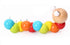 Wooden Toys Baby's Adorable Caterpillar Puppet Toy with Bright Color for Early Education...