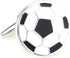 Soccer Ball Black White Pair Cufflinks in a Presentation Gift Box & Polishing Cloth...