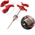 Plastic Marinade Injector Syringe with Screw-on Meat Needle 1.1oz(30ml) Red.Meat Injector Kit,Turkey Injector Syringe,Marinade Needles for BBQ Gri...