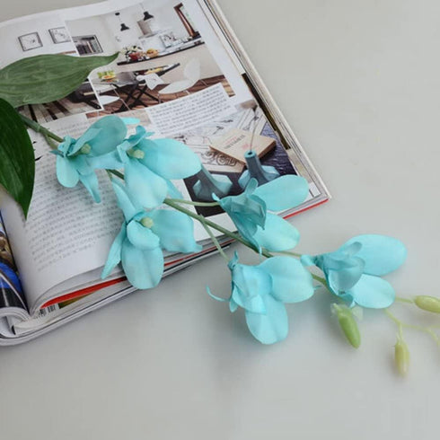 10 Pack Artificial Orchid Flowers, Fake Dancing Lady Orchid Butterfly Flower for Wedding Home Office Party Hotel Restaurant Patio or Yard Decorati...