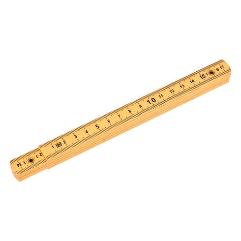 uxcell Folding Ruler 100cm 6 Fold Metric Measuring Tool ABS for Woodworking Engineer Yellow...