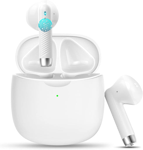 Jxrev Wireless Earbuds, Bluetooth 5.3 Headphones in Ear with Noise Cancelling Mic, Earbuds Stereo Bass, IP7 Waterproof Sports Earphones, 32H Playt...